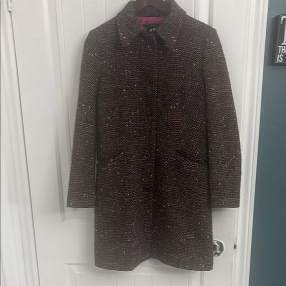 Marks & Spencer Jackets & Blazers - MARKS & SPENCER Italian Fabric Tweed Coat